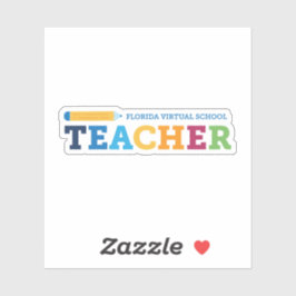 Florida Virtuell School Teacher Sticker Klistermärken