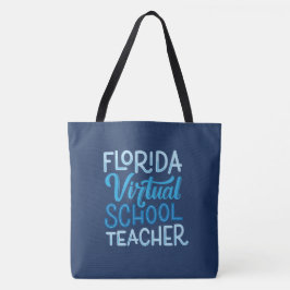Florida Virtuell School Teacher Tote Bag Tygkasse