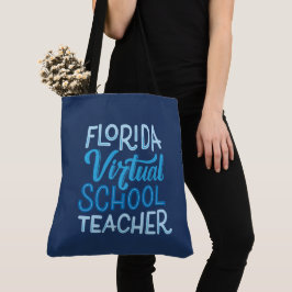 Florida Virtuell School Teacher Tote Bag Tygkasse