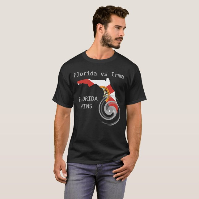 Florida vs Irma, Florida Vinner T Shirt (Hel framsida)