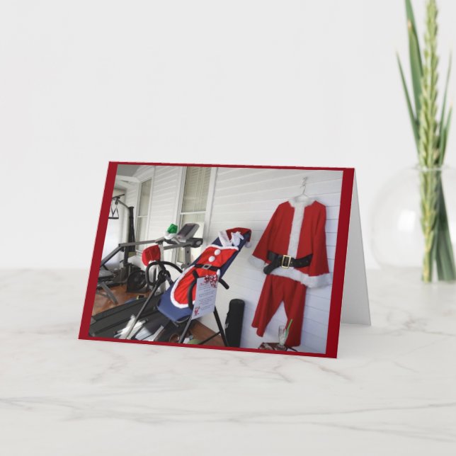 Florida Warm Weather Önskemål jul Humor Helgkort (Framsida)