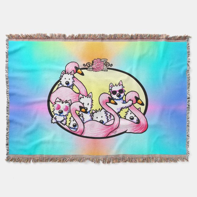 Florida Westies Throw Blanket Filt (Framsidan)
