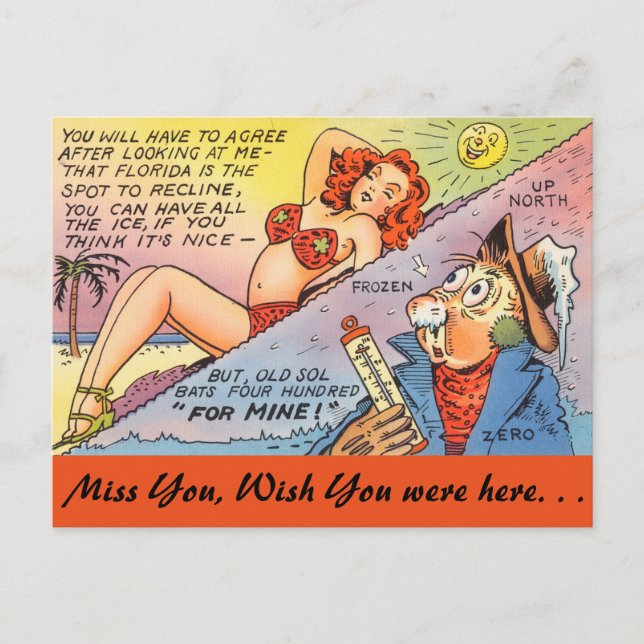 Florida, Winters Vykort (Framsida)