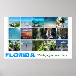Florida Wishing att du var här på bokaffisch. Poster