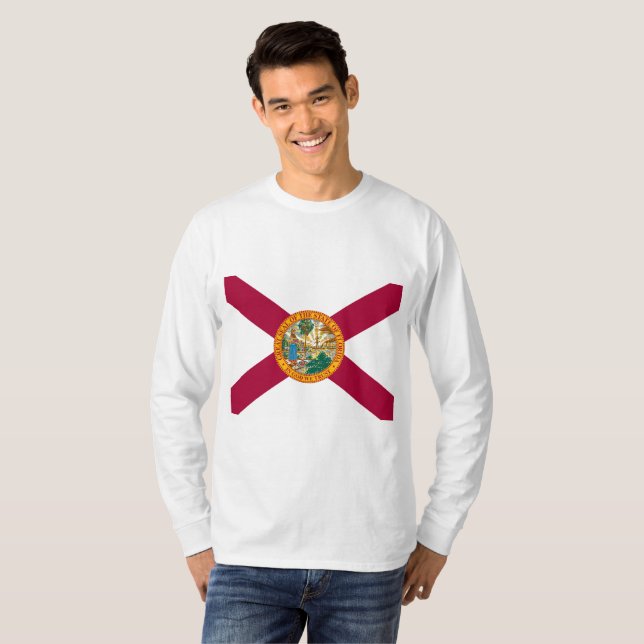 Floridaflagga T Shirt (Hel framsida)