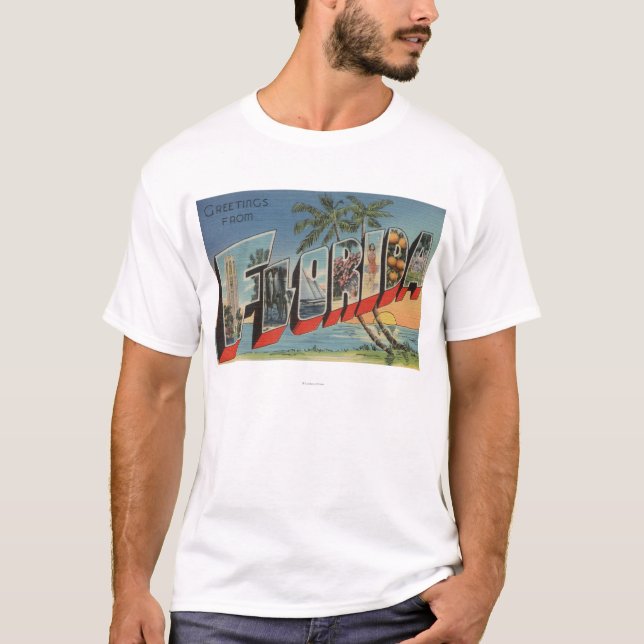 FloridaLarge brev ScenesFlorida T Shirt (Framsida)