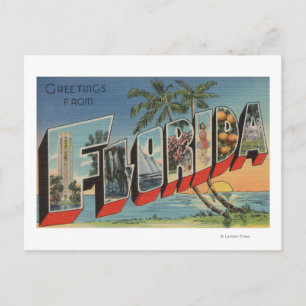 FloridaLarge Brev ScenesFlorida Vykort