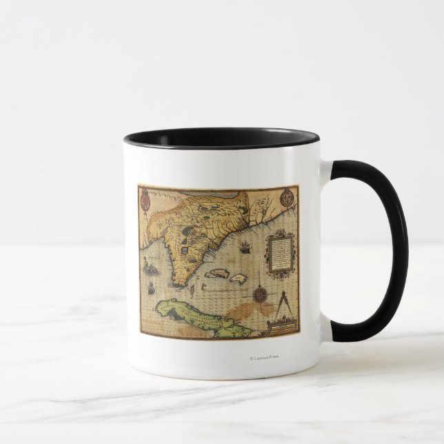 FloridaPanoramic MapFlorida Mugg (Höger)