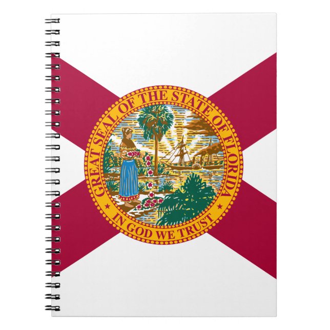 Floridas delstatsflagga anteckningsbok (Framsidan)