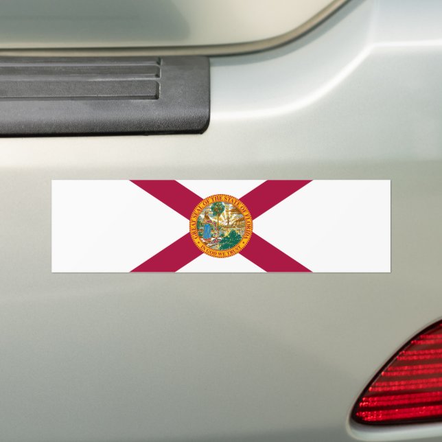 Floridas delstatsflagga bildekal (På Bil)