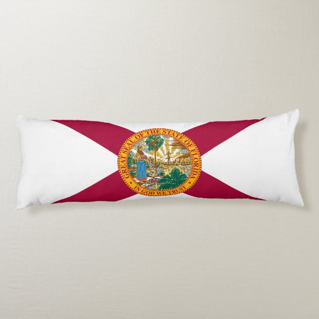 Floridas delstatsflagga kroppskudde (Baksidan)