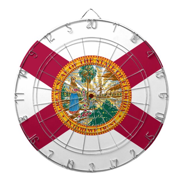Floridas flagga darttavla (Framsidan)