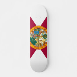 Floridas flagga mini skateboard bräda 18,5 cm