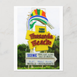 Floridas Pensacola Beach - Vänd Höger Vykort
