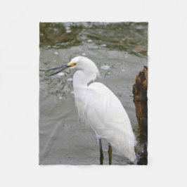 Floridas sjungande egrett fleecefilt