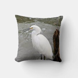 Floridas sjungande egrett kudde