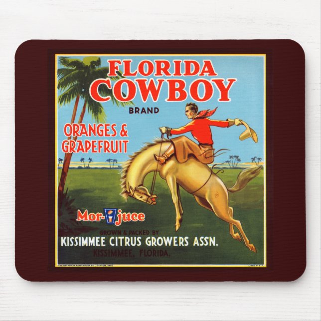 Floriday Cowboy Musmatta (Framsidan)