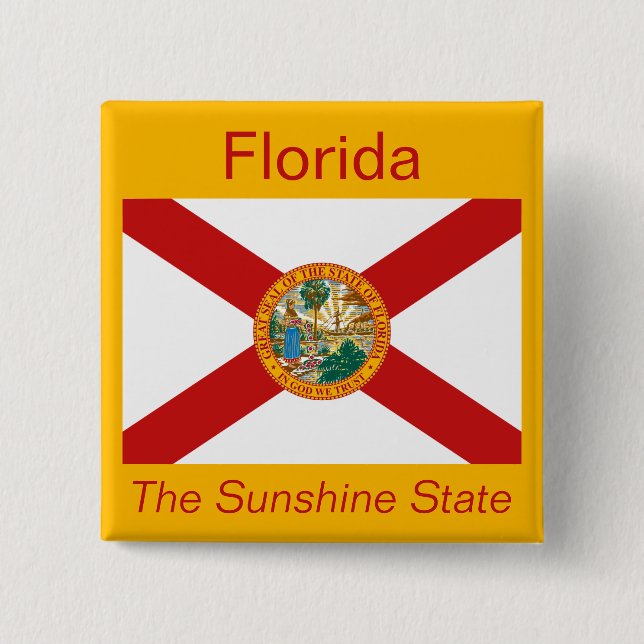 Floridian Flagga Button Knapp (Framsida)