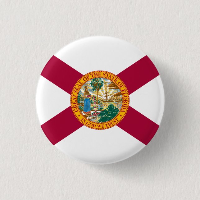 Floridian Flagga, Flagga of Florida Knapp (Framsida)