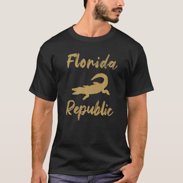 Floridian Native Florida Born Florida T Shirt (Framsida)