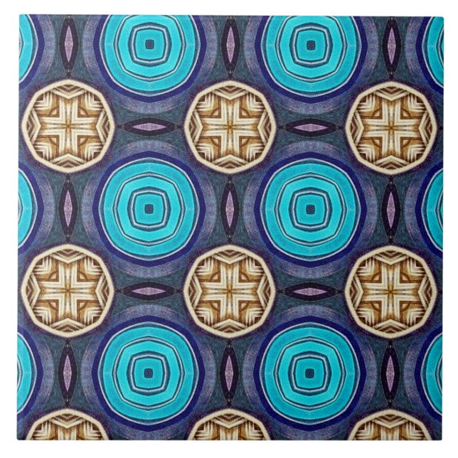 Florillas Abstrakt Patterned Wall Tile Kakelplatta (Framsidan)