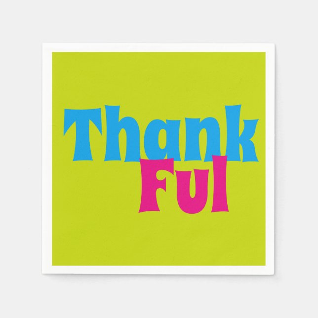 Florillas Thankful Pappersservett (Framsidan)