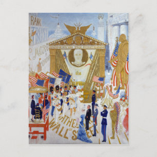 Florine Stettheimer Katedralerna i Wall street Vykort