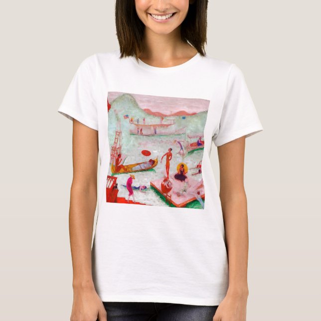 Florine Stettheimer Sjö Plasch T Shirt (Framsida)