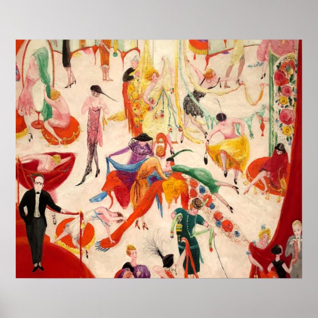 Florine Stettheimer  Vårsäljning på Bendel's. Poster (Framsidan)