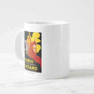 Florio Cinzano Vintage Poster Europe Jumbo Mugg