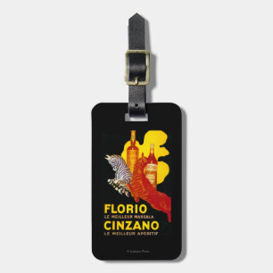 Florio Cinzano vintage PosterEurope Bagagebricka