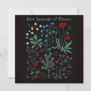 Floriograpy Kärlek språk för blommor botaniska