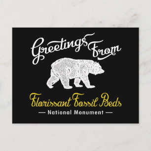 Florisont Fossil Beds National Monument Bear Vykort