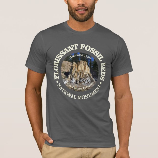 Florisont Fossil Beds (NM) T Shirt (Framsida)