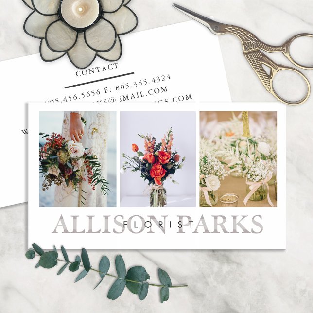 Florist/annat Affärskort Visitkort (Skapare uppladdad)