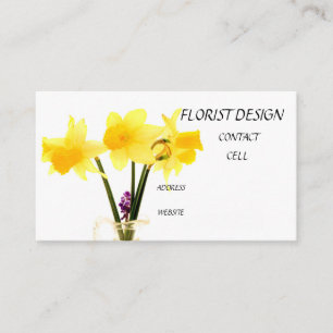 Florist Arraignment Visitkort