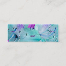 Florist - blå Blommigt