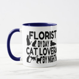 Florist Cat Lover Mugg