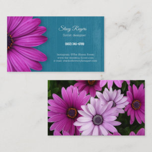 Florist Designer Fuscha-Daisy Visitkort
