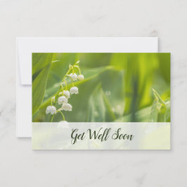 🌸 Florist Edition 🌿 Blommigt Photo 'Get well Soo Anteckningskort