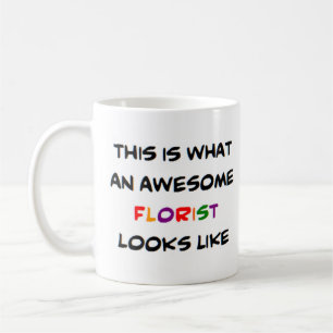 florist, fantastisk kaffemugg