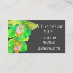 Florist Flower Shop, modernt konst Visitkort