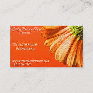 Florist Flower Shop Snyggt business Visitkort