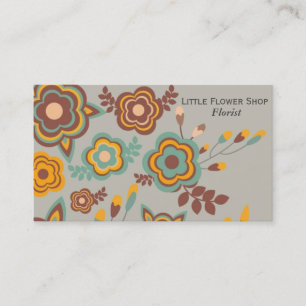 Florist Flower Shop Snyggt business Visitkort