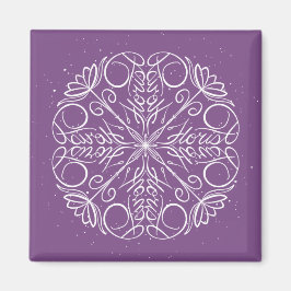 Florist - Jobbkarriär Snowflake Ord Art Magnet