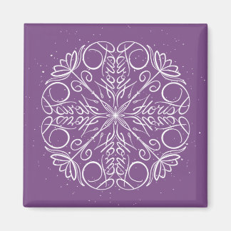 Florist - Jobbkarriär Snowflake Ord Art Magnet