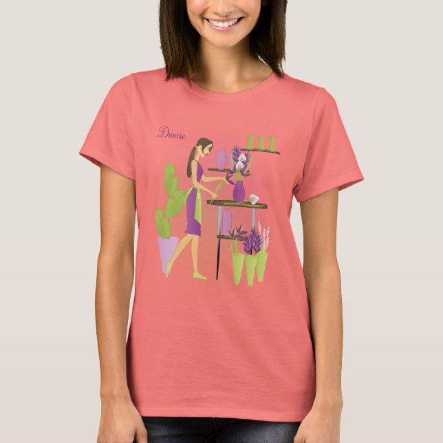 Florist-Lila Tee (Framsida)