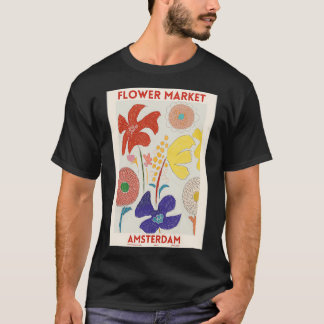 Florist Markets Amsterdam Poster T Shirt