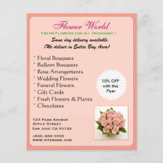 Florist_Promotion(Flyer) Flygblad