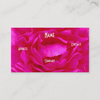 Florist - Rosa Blue Ro Visitkort